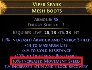 boot for leveling fast