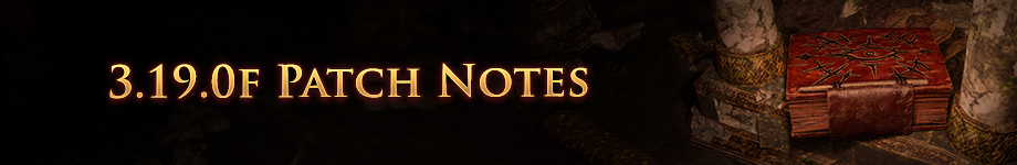 POE 3.19 Content Patch notes